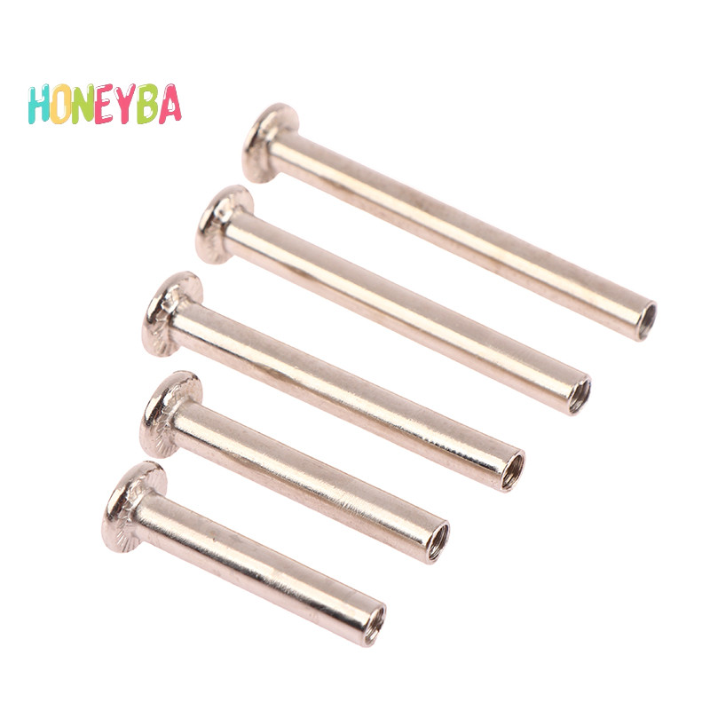 <Honeyba> 2sets สกรูกระเป๋าเดินทาง สแตนเลส อุปกรณ์เสริมกระเป๋าเดินทาง สลักเกลียวล้อกระเป๋าเดินทาง Nice