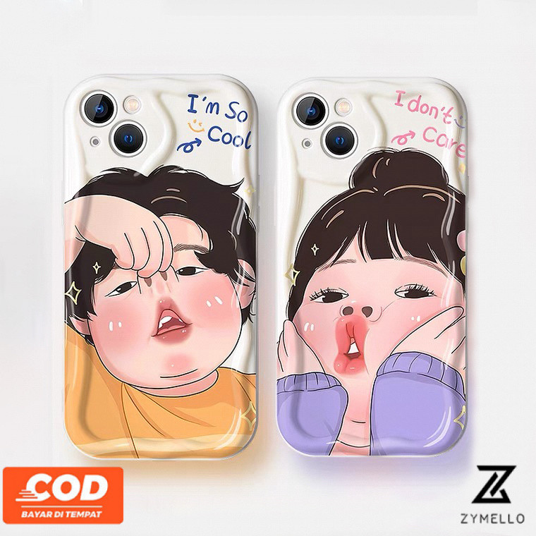 เคสโทรศัพท์ VIVO V40 V30 5G V29 S1 V27 V40 Pro 5G V27 Pro V27E V25 V25E V23 V23E V15 V20 Pro คู่การ์ตูนกันกระแทกTPUโทรศัพท์มือถือกรณี