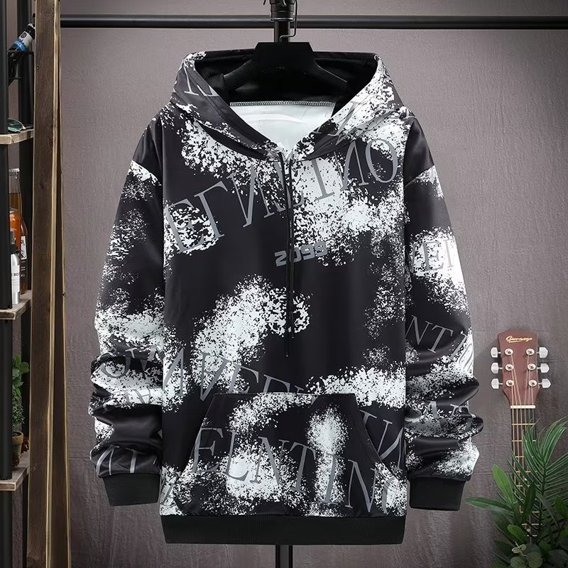 แฟชั่น ลายพราง เสื้อกันหนาวผู้ชาย ใส่สบาย ทรงหลวม hoodie เสื้อฮู้ด