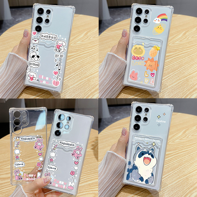1 บาท Card Holder เคส for เคส Samsung A06 A16 A55 A54 A50S A15 A05 A12 A22 A34 A52S A14 A35 A73 A03 
