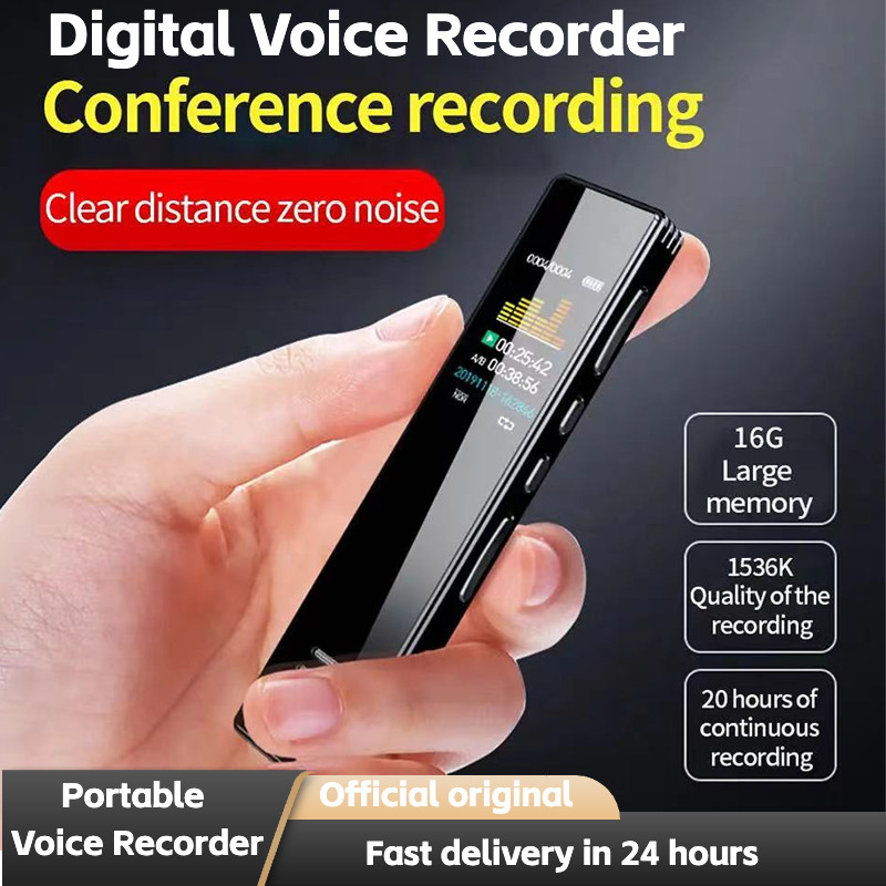 Digital Voice Recorder Mini Portable Intelligent Noise High-Quality HD Reduction One-Click Recording