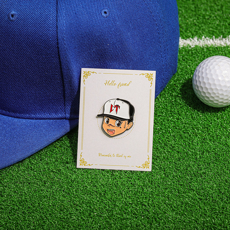เม็กซิกัน New Era เบสบอลหมวก Pin การ์ตูน Little Boy ป้ายโลหะแฟชั่น Retro อุปกรณ์เสริมเครื่องประดับของขวัญ