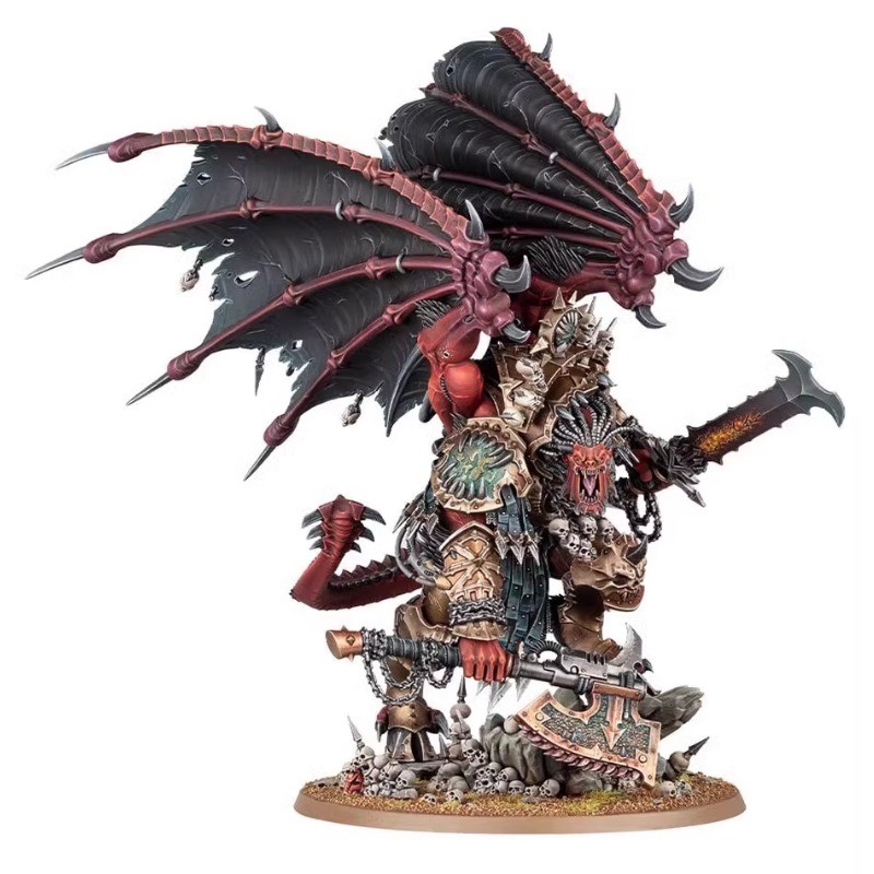 World Eaters ANGRON DAAEMON PRIMARCH OF KHORN Unpainted เรซิ่นรุ่นกล้องจุลทรรศน์รุ่น E582