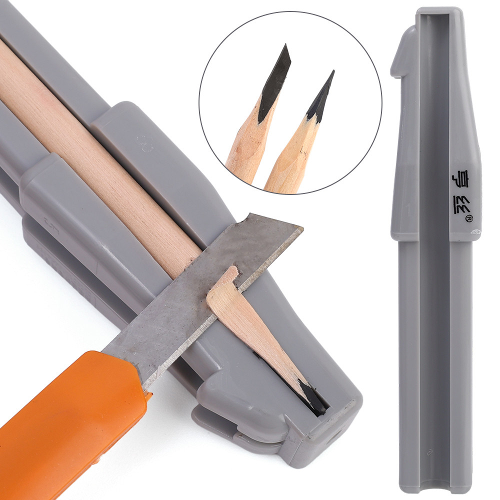 เครื่องเหลาดินสอคิ้ว-เครื่องมือแต่งหน้า-สําหรับ Sharpening Brow Pen Tip-แบบพกพา ทนทาน- Duckbill-Shape Brow Pen Sharpening-แต่งหน้าคิ้วมือใหม่