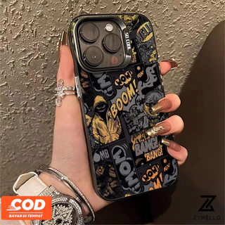สําหรับ OPPO Reno16F 16Pro 15F 15ProMax 14F 14Pro 13F 13Pro 12F 12Pro 11F 11Pro 10Pro 8T 8Z 7Z 6Z การ์ตูน Graffiti Cool แฟชั่นกันกระแทก TPU โทรศัพท์ Cas