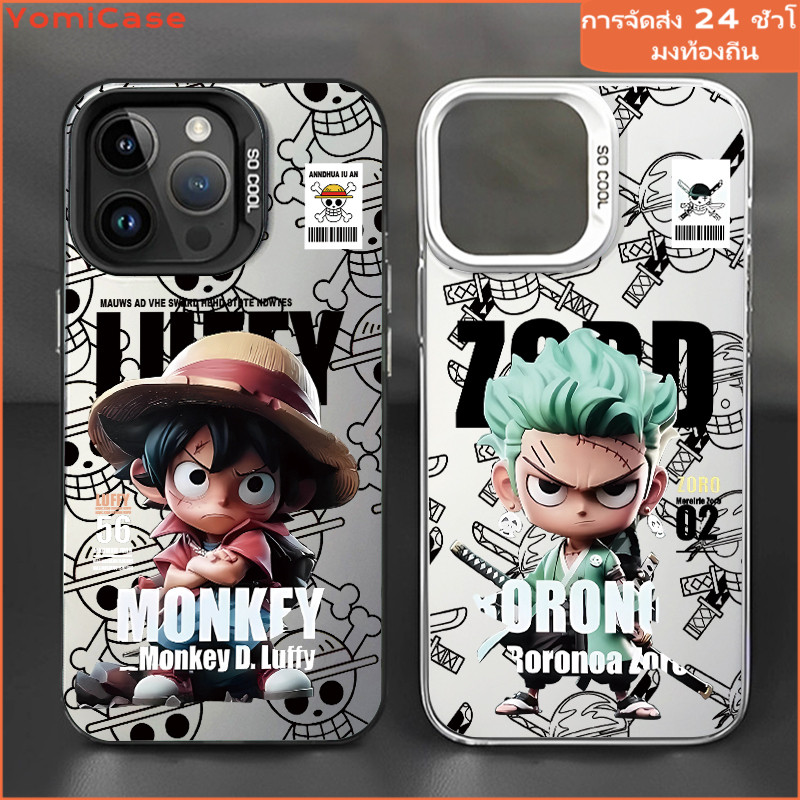 เคสชิ้นเดียว Luffy Zoro เคสโอปโป A38 A15 A12 A3s A5 A7 A16 A17 A35 A31 A52 A57 A74 A77 A98 Reno10 เคสoppo การ์ตูนน่ารัก