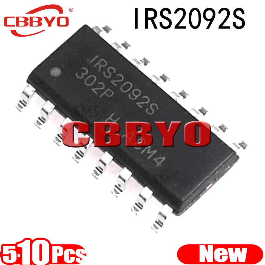 5-10 ชิ้นใหม่เอี่ยม IRS2092S IRS2092SPBF IRS2092 IRS2092STRPBF sop-16