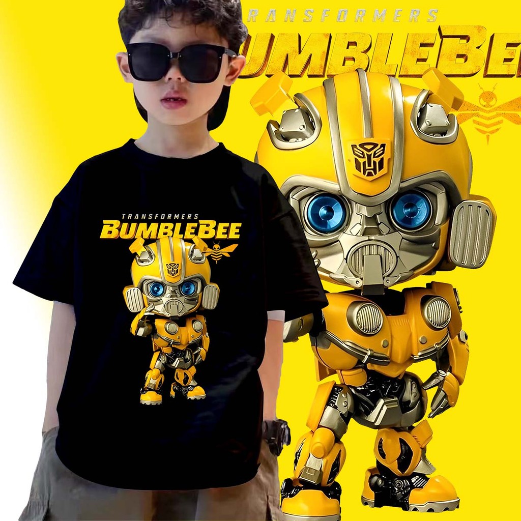 เสื้อยืดเด็ก ทรานส์ฟอร์เมอร์ Transformers Bumble bee Teen Boys Distro Clothes
