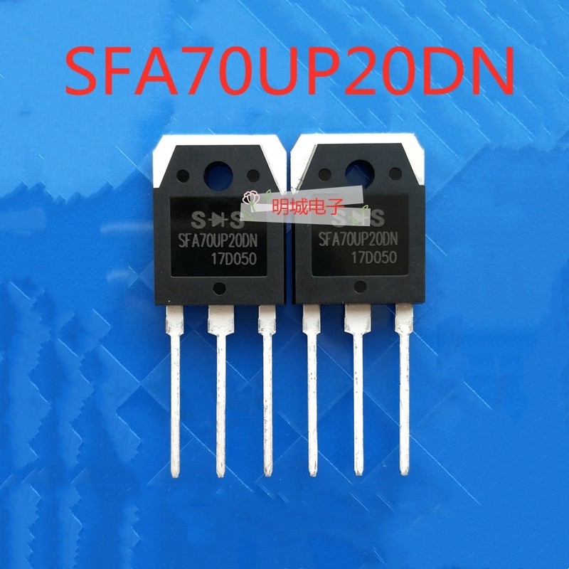 2pcs 5pcs SFA70UP20DN 70A 200V common fast recovery ไดโอด MUR7020DCT ทั่วไป