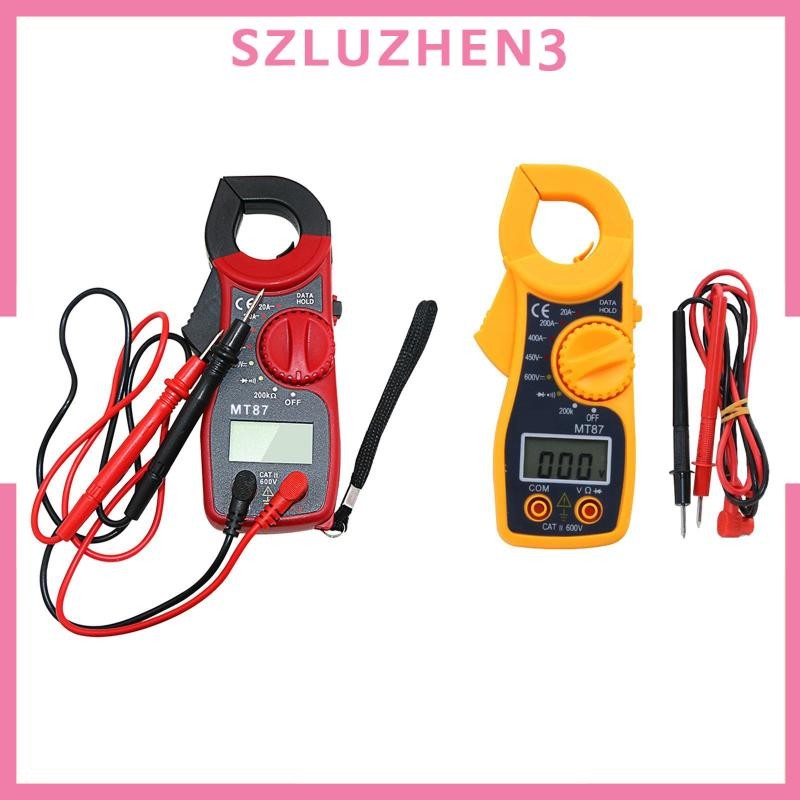 [Szluzhen3] แคลมป์มิเตอร์แบบดิจิตอลเครื่องทดสอบมัลติมิเตอร์ DC มัลติมิเตอร์มืออาชีพทนทานง่าย