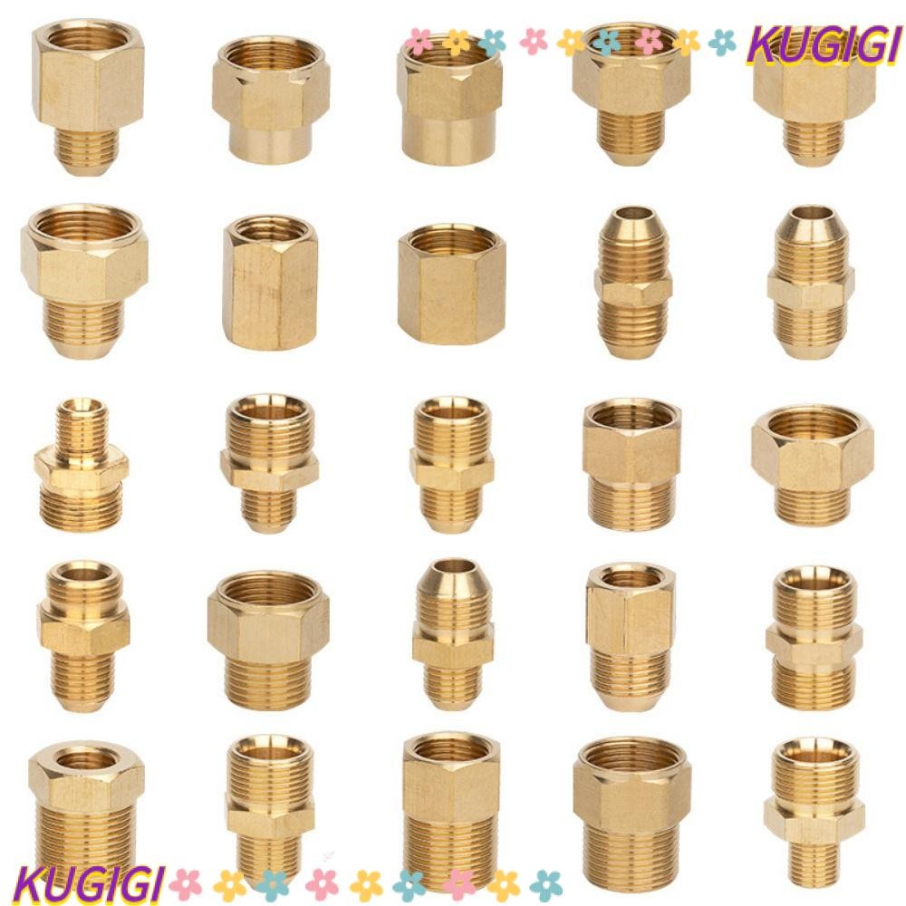 Kugigi 1 ชิ้นชายหญิงอะแดปเตอร์, 3/8 "1/4 "M14 M18 M22 ด้าย F/M ท่อเชื่อมต่อ, ท่อทองเหลืองท่อ Barb Transitional ข้อต่อสําหรับแรงดันสูงเครื่องซักผ้าไฟฉาย