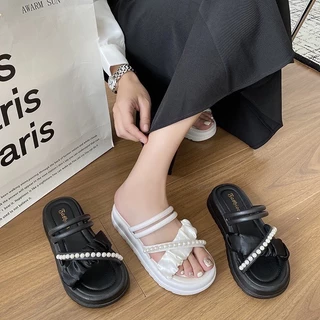 พร้อมส่ง🚚 รองเท้าเเตะพื้นนิ่ม แฟชั่นรองเท้าผู้หญิง รองเท้าแตะขายดี