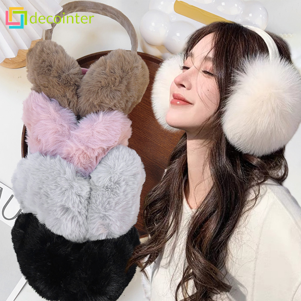 ที่ปิดหูกันหนาวอุ่นกํามะหยี่ฤดูหนาว - ที่ครอบหูขนกระต่ายป้องกันอเนกประสงค์ - ที่ปิดหูกันหนาวสําหรับปั่นจักรยานกลางแจ้งกันลมนุ่ม