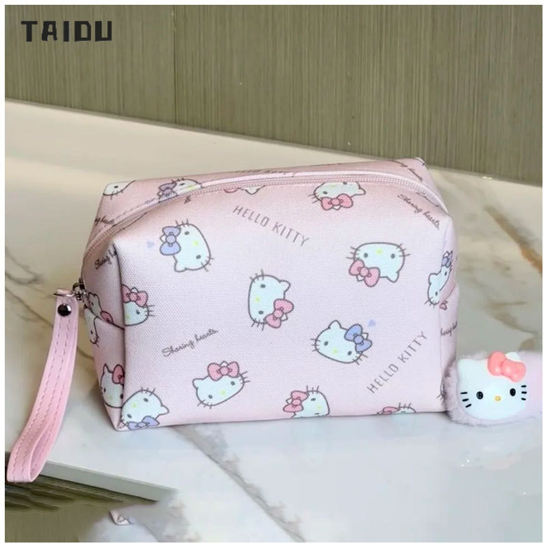 Taidu กระเป๋าเครื่องสําอาง ดูดีความจุสูงพกพา Travel Wash และ skincare กระเป๋าถือ