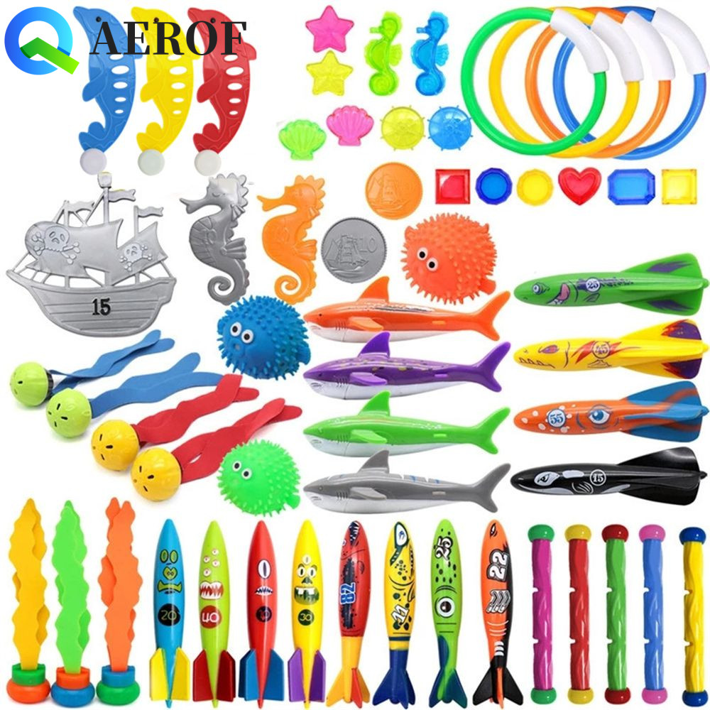 Aerof ของเล่นดําน้ํา อุปกรณ์สระว่ายน้ําชายหาด แท่งดําน้ํา ของเล่นอาบน้ํา ปลาหมึกยักษ์ใต้น้ํา เกมดําน้ํา ของเล่น