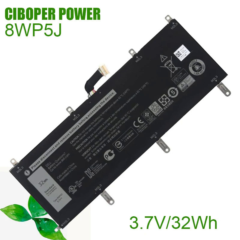 CIBOPER POWER Original Laptop Battery 8WP5J 3.7V/32Wh For Venue 10 Pro 5000 5050 5055 Series Noteboo