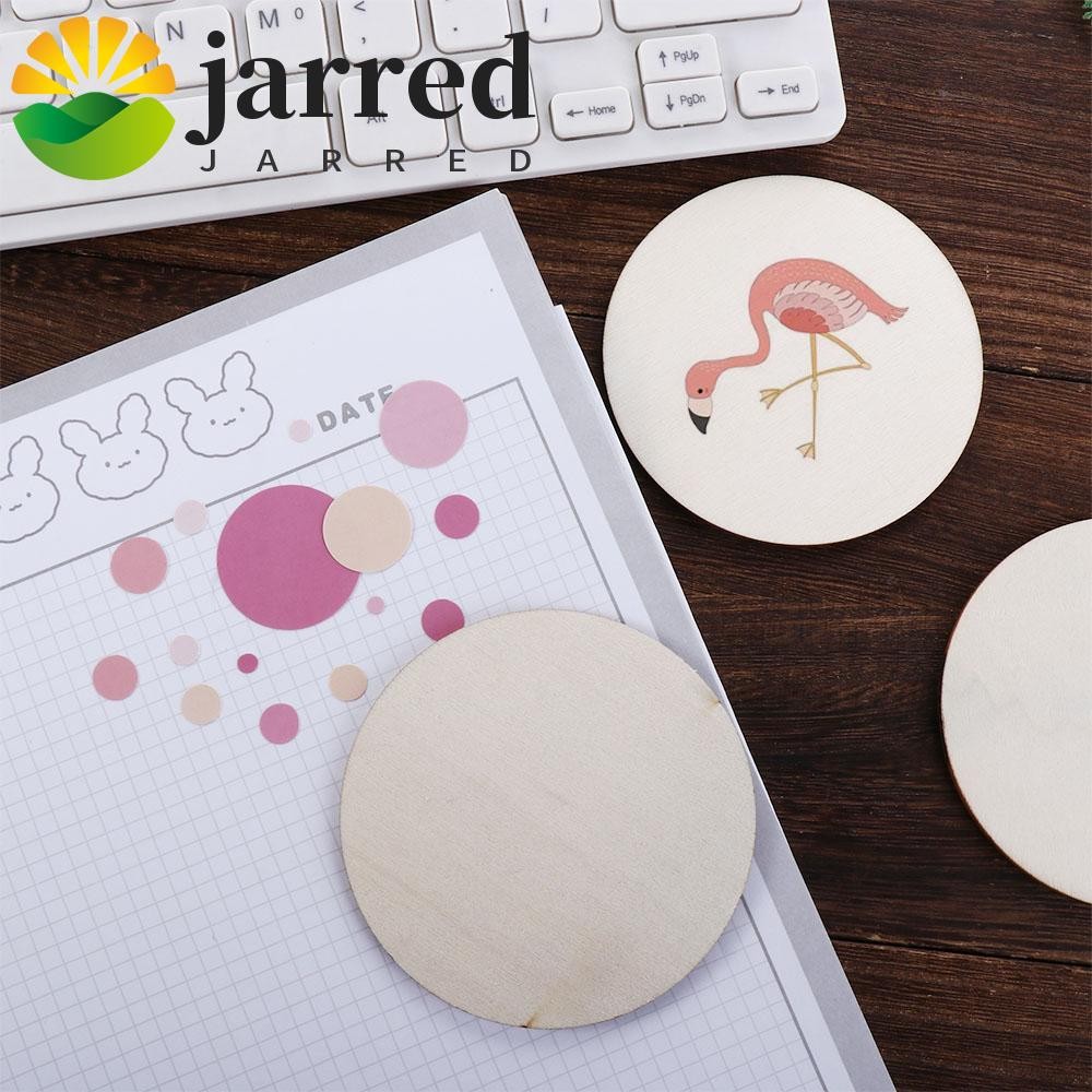 JARRED แผ่นไม้วงกลม แบบยังไม่เสร็จ สําหรับตกแต่งงานแต่งงาน วันเกิด DIY