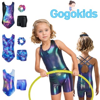 โกโกคิดส์ 3ชิ้น/2ชิ้นสาวยิมนาสติกชุดยิมนาสติก ล อีโอทาร์ด สํ…
