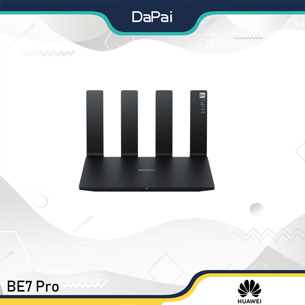 Huawei Router BE7 Pro Wi Fi 7 6500 Mbps Ultra Thin Film Antenna Full 2.5GE พอร์ตอีเธอร์เน็ต Gigabit 