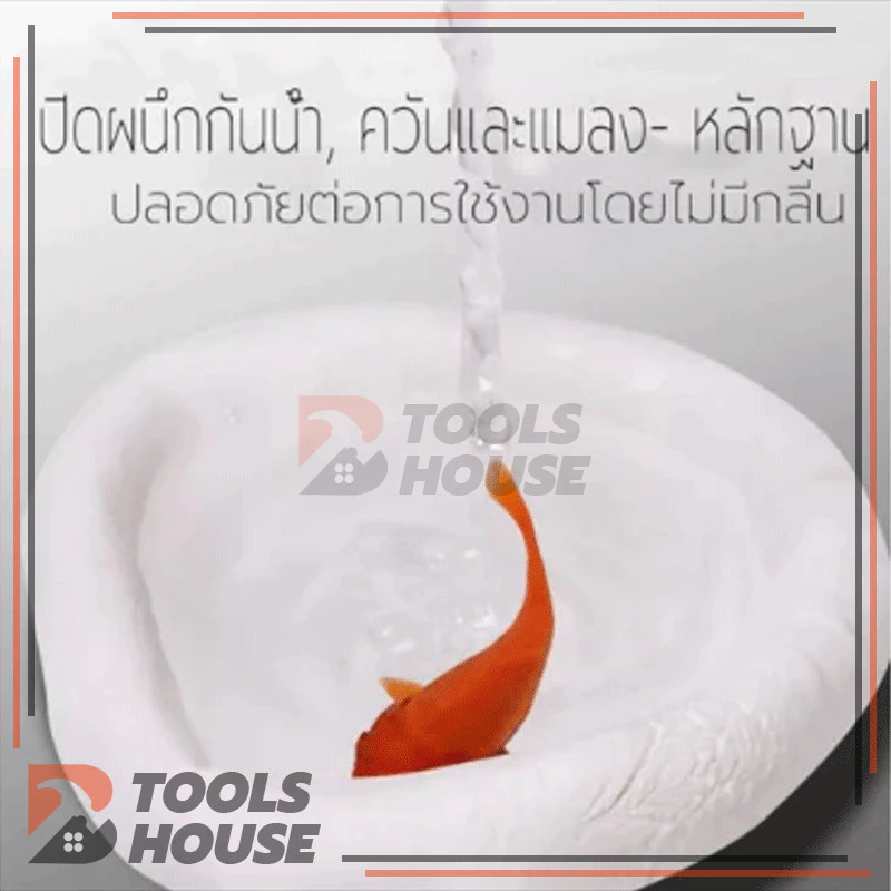 ผนัง ซิลิโคนอุดรู ดินน้ำมันอุดรอยรั่ว ดินน้ำมันปิดรอยรั่ว ปิดหลุมที่กำแพง ดินน้ำมันโฟ 10g thumbnail 10