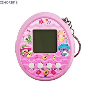 เกมคอนโซลอิเล็กทรอนิกส์ ขนาดเล็ก สําหรับสัตว์เลี้ยง 1 ชิ้นรื่องเกมปริศนาอิเล็กทรอนิกส์ แบบใส รูปหัวใจพีช