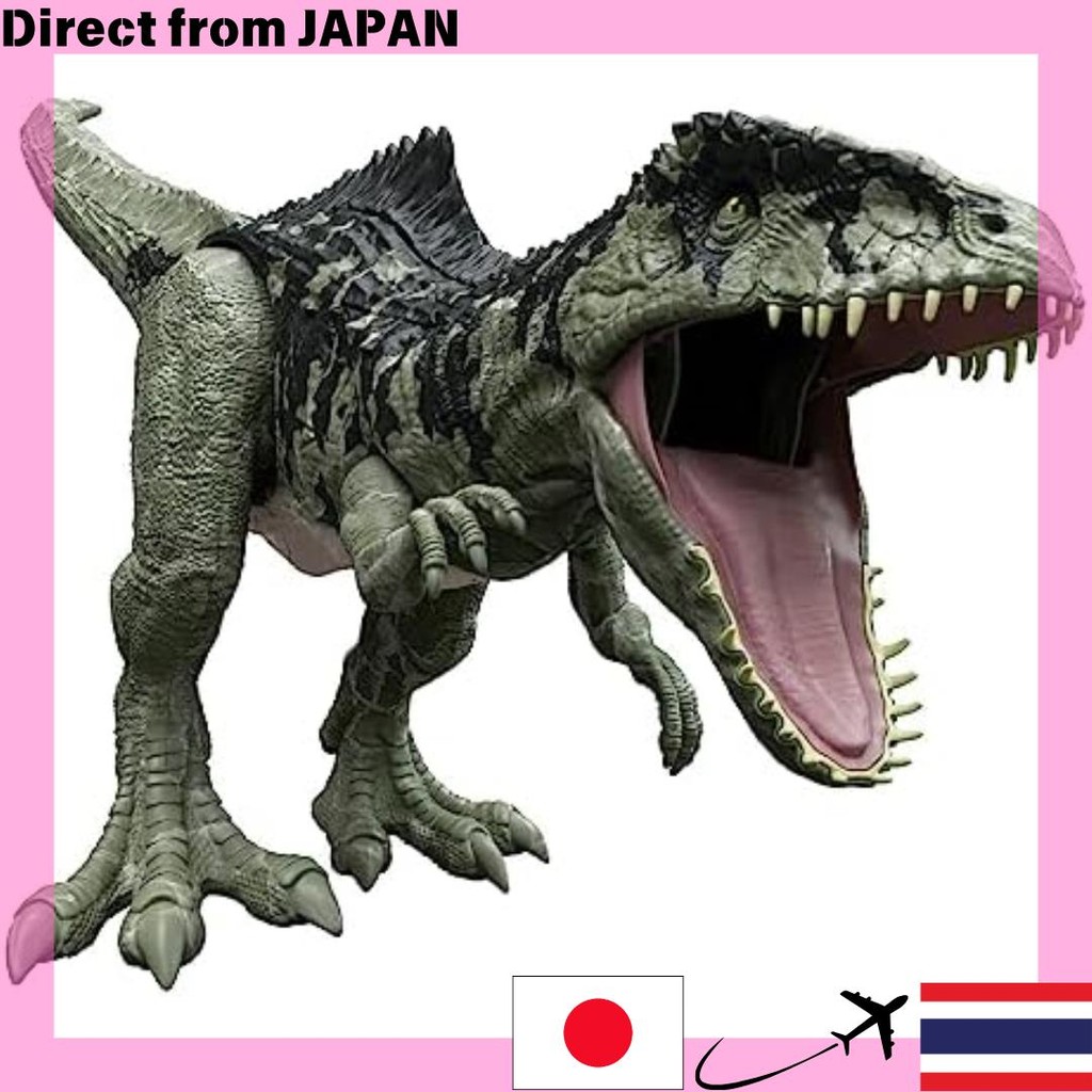 【Direct from Japan】Mattel Jurassic World ไม้บรรทัดใหม่ Super Big! Giganotosaurus [ความยาวรวม: ประมาณ 99 ซม.] [ของเล่นไดโนเสาร์] [อายุ 4 ปีขึ้นไป] [ปัจจุบัน] GWD68