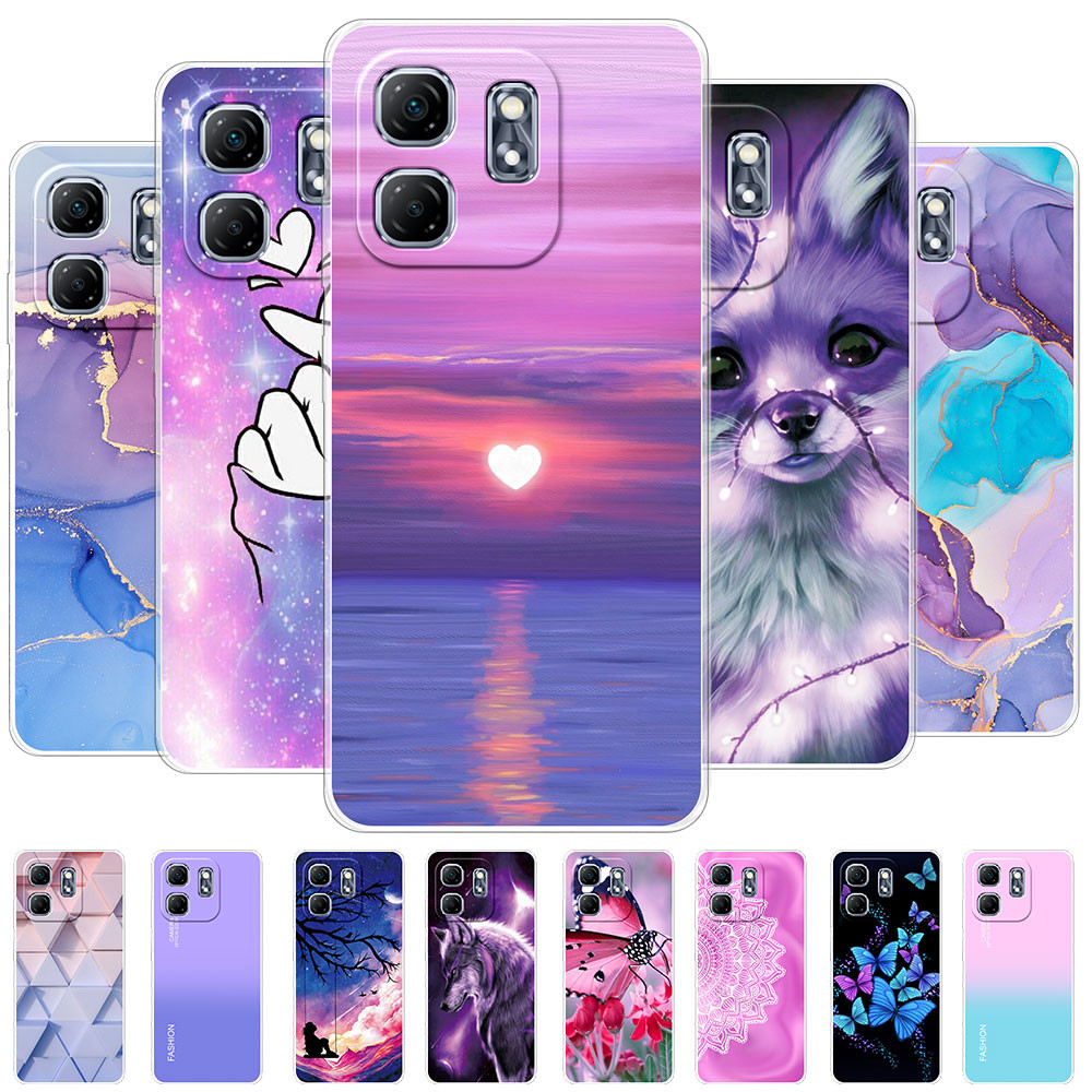 สําหรับ Infinix Smart 9 กรณี X6532 ฝาครอบกันกระแทกซิลิโคนอ่อน TPU เคสโทรศัพท์สําหรับ Infinix สมาร์ท 