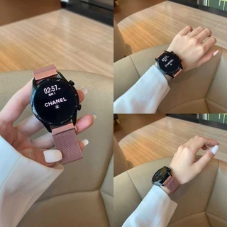 สายนาฬิกาสำหรับGarmin 245music245 165 158 55 645 570 42mm vivoactive5 active6 venu venusq2สแตนเลส