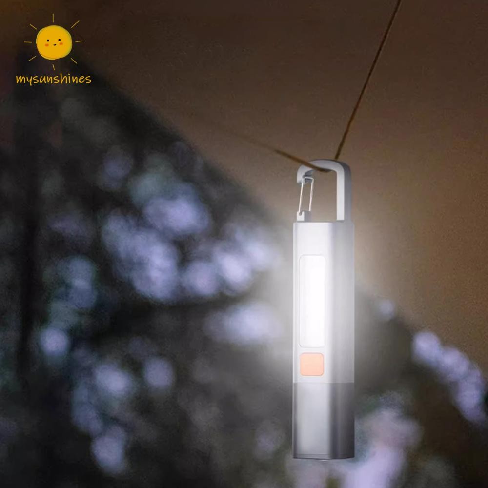 Ms 1-10PCS ไฟฉายกลางแจ้งแบบพกพา Strong Light Variable Focus พร้อม Floodlight ไฟด้านข้าง Home Camping ไฟฉาย LED แบบพกพา