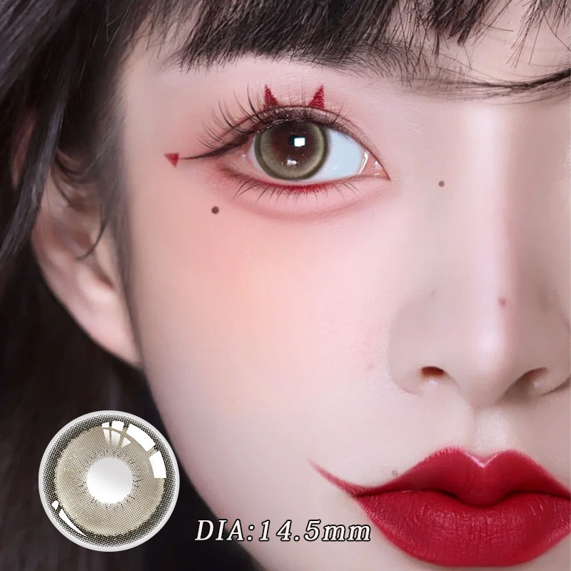 Yi TONG NIAN คอนแทคเลนส์สี Halloween Makeup Ball Eye Beauty Color Makeup Soft Lenses