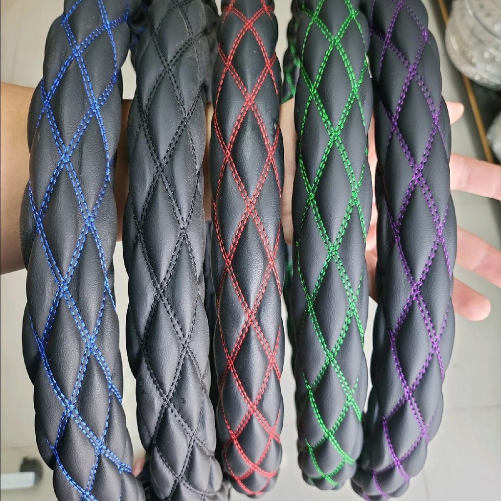 หุ้มพวงมาลัย รถบรรทุก 42 45 49ซม หนังPu ฮอกไกโด(หุ้มเกียร ราคา ขายแยก