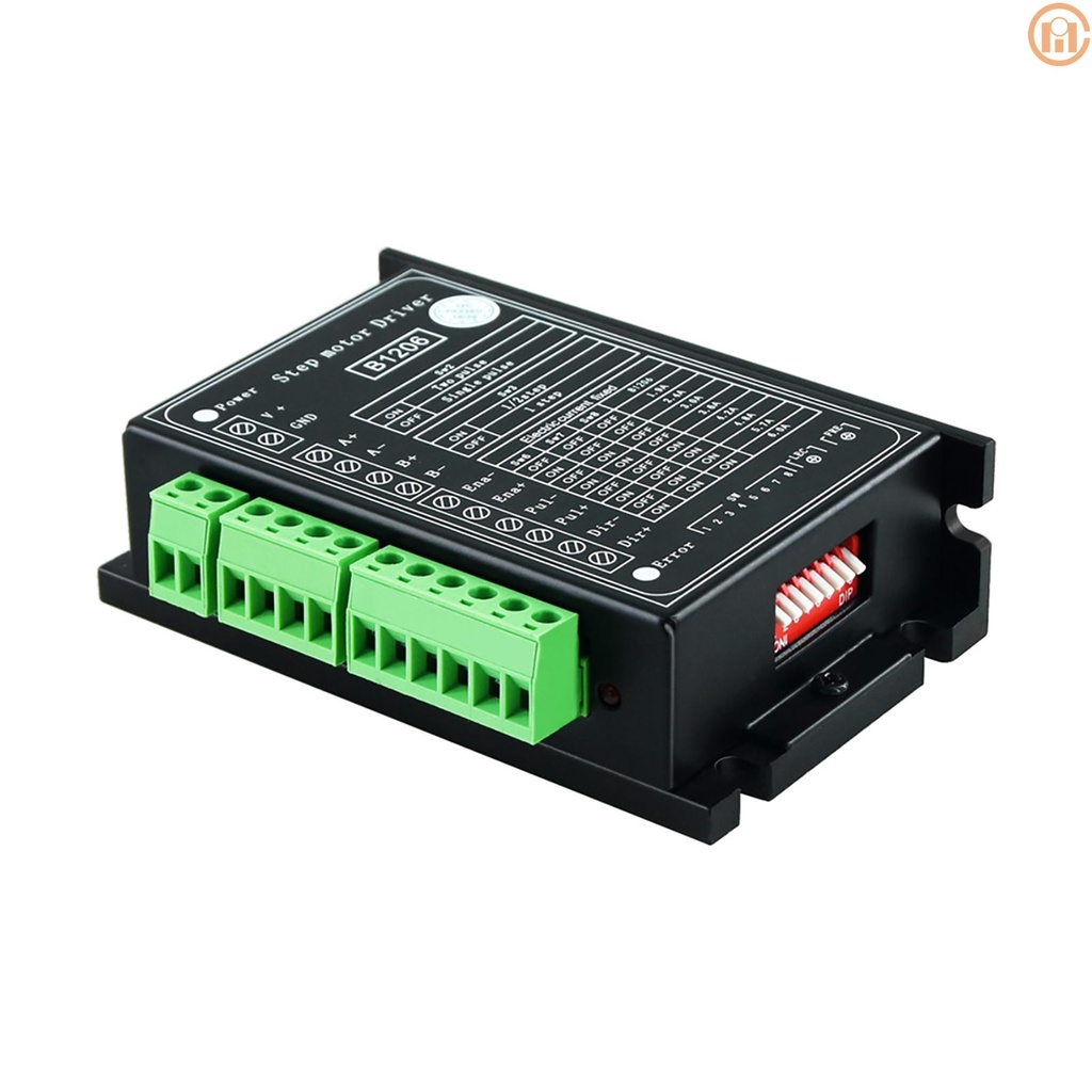 B1206 Full/Half Step Driver 2-Phase Stepper Motor Driver Driving Voltage 20V-120VDC Current 6A