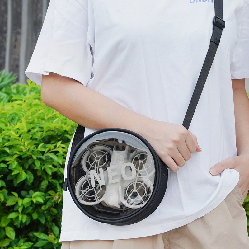 กล้องเที่ยวบินกระเป๋าเก็บเครื่องเดี่ยวสําหรับ DJI Neo มือถือ Drone กระเป๋าเก็บไหล่เดี่ยว Crossbody Host Case รอบกระเป๋าถือ DJI Neo กล่องอุปกรณ์เสริม