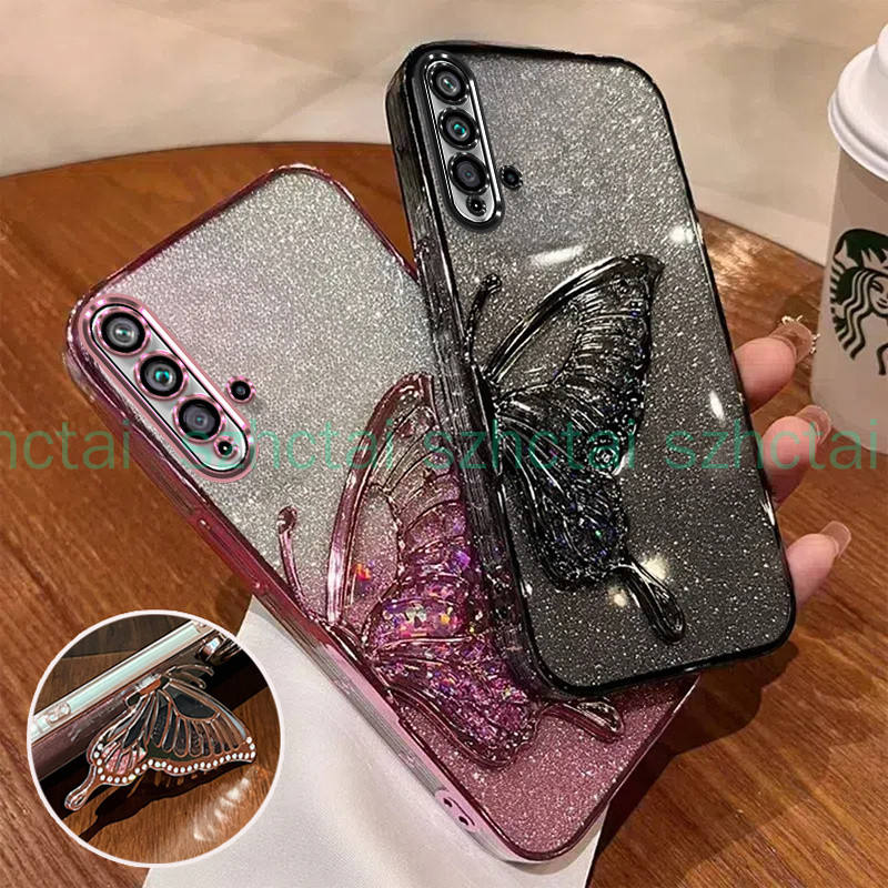 เคส Huawei Nova 5T Nova 3i Nova 7i Nova 7 Nova 7 se Nova 8i Nova 9 Nova 9 se หรูหรา ชุบทรายไหล เงางา