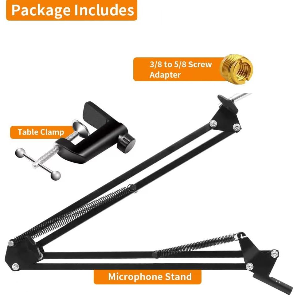 ขาตั้งแขนไมโครโฟน, ขาตั้งไมค์ Razer Seiren X Seiren Mini Boom Arm, ขาตั้งไมโครโฟน FIFINE, ขาตั้งไมโครโฟนแบบปรับได้โต๊ะ