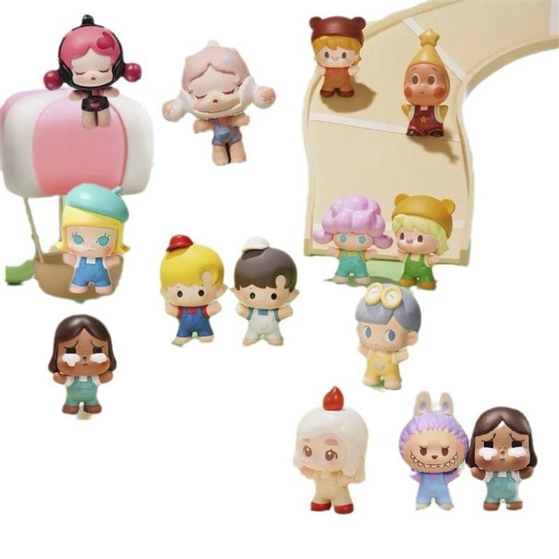 Popmart popbean Hug ME Series crybaby MOLLY skullpanda refurbu hacipupu dimoo ของแท้
