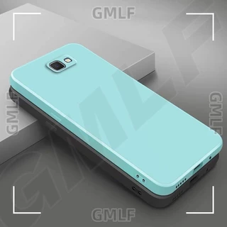 Cod เคสโทรศัพท์สําหรับ Samsung Galaxy J7 Prime J7 2017 J6 J4 Plus ซิลิโคนเหลวขอบตรงสีลูกกวาดซิลิโคน TPU ฝาหลัง