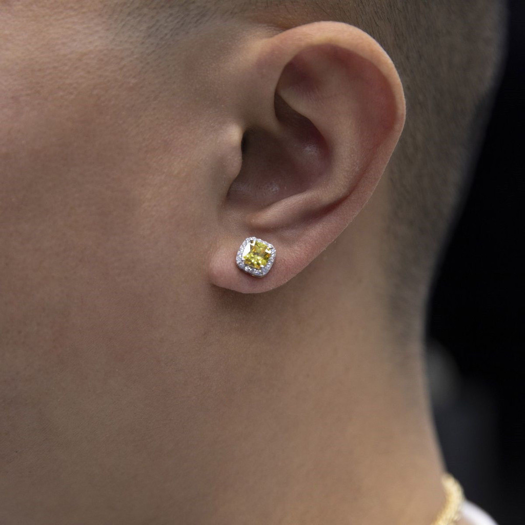 ต่างหูฝังกลุ่มเครื่องประดับ Gold-Plated S925 Silver Unisex แฟชั่น All-Match