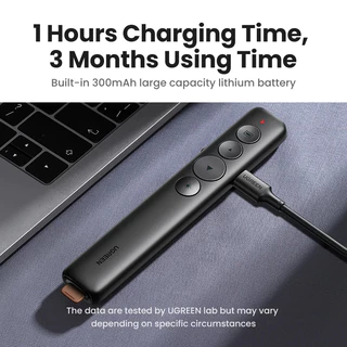 Ugreen Laser Pointer ตัวชี้เลเซอร์มัลติฟังก์ชั่นไร้สาย 2.4G สําหรับการนําเสนอหน้าเปลี่ยนปากกา