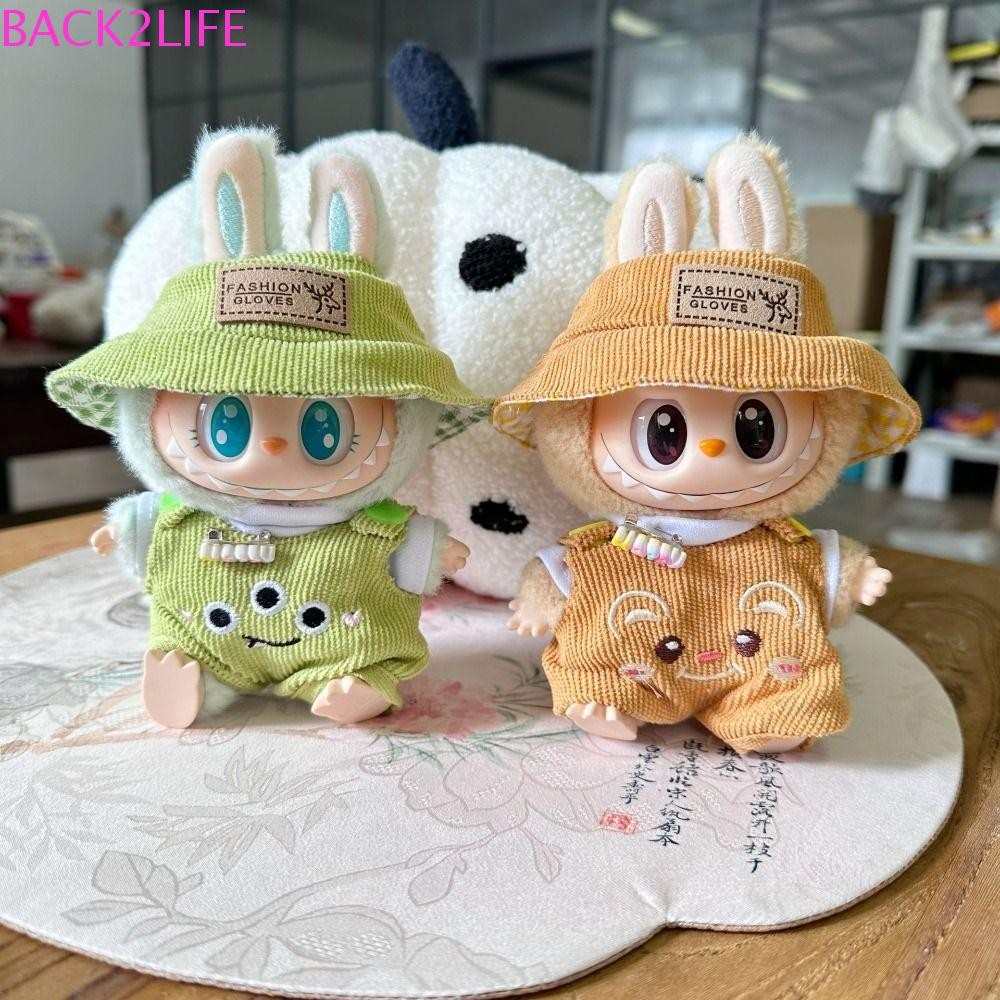กลับ2ชีวิต 1เซ็ตนั่งพรรคลาบูตุ๊กตาเสื้อผ้า,อุปกรณ์ของเล่นเปลี่ยนลาบูตุ๊กตาชุด,ชุดของเล่นสูททําเองคอลเลกชันมินิผ้าฝ้ายตุ๊กตาหมวกเด็กจี้