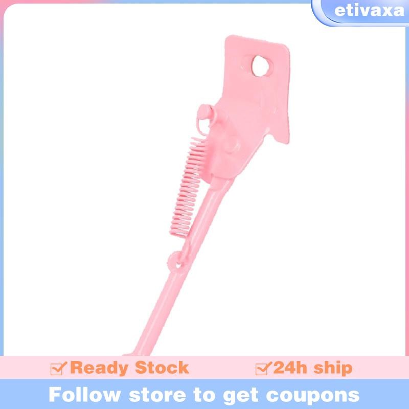 [Etivaxa] ขาตั้งจักรยานสําหรับเด็ก, ขาตั้งข้างจักรยาน, รองรับเท้า, ด้านหลังมีความทนทานและป้องกันสนิม
