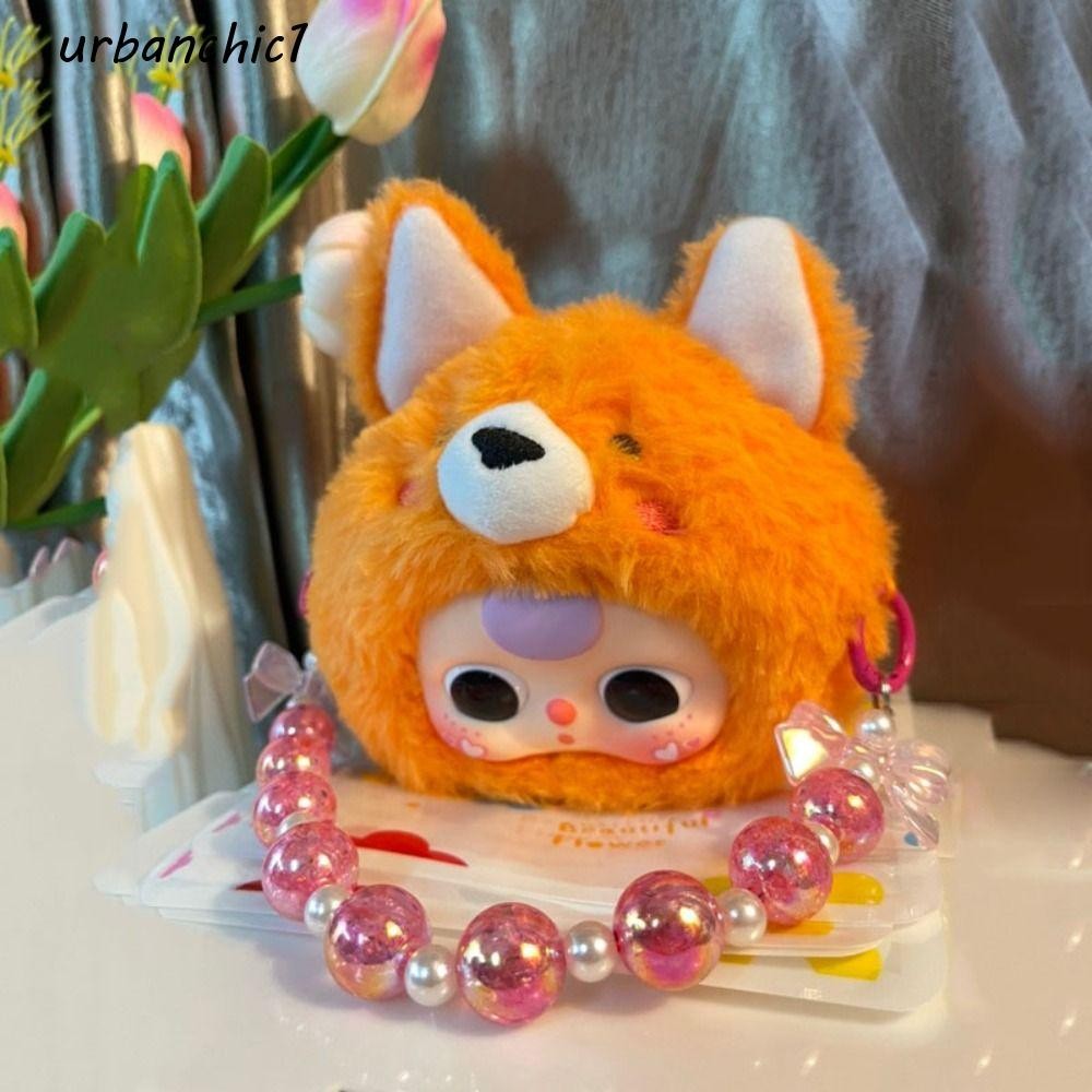 Urbanchic Bow Beaded Bag Pendant, สีสันลูกปัดจี้กระเป๋า, Universal สายรัดข้อมือแขวนสายไฟกระเป๋า Bowknot สายคล้องโทรศัพท์ผู้หญิง