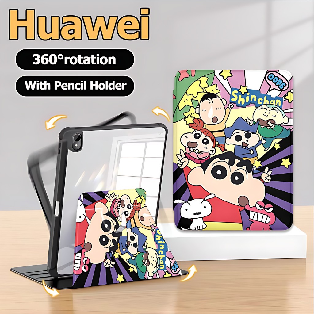 เคสแบบใหม่ 720° rotation เคสฝาพับ Huawei MatePad 11 Pad10.4 เคส หัวเว่ย Matepad SE11/SE 10.4 หัวเว่ย matepad pro11 เคส Huawei  matepad 11.5 /11.5”S matepad pro10.8 Xiaoxin Case Huawei