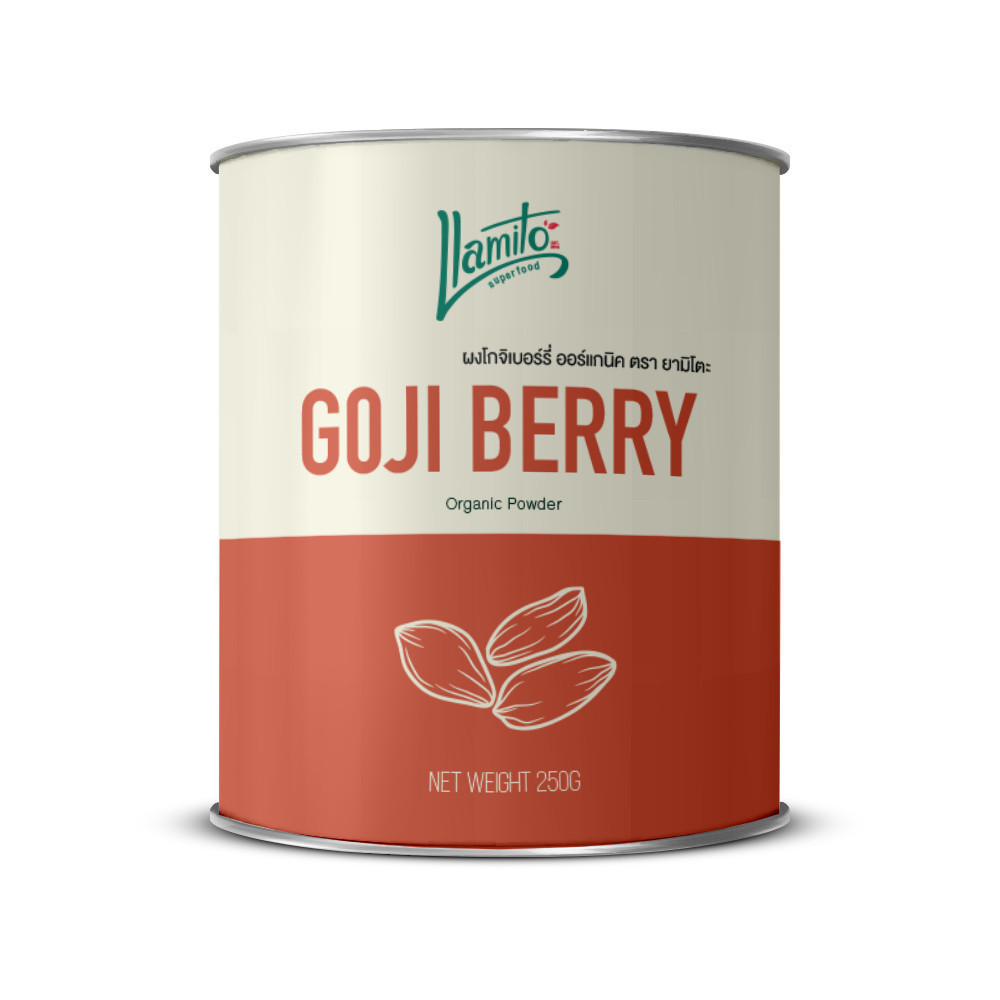 Llamito Organic Goji Berry Powder (250g.) ผงโกจิเบอร์รี่ ออร์แกนิค แบรนด์ยามิโตะ