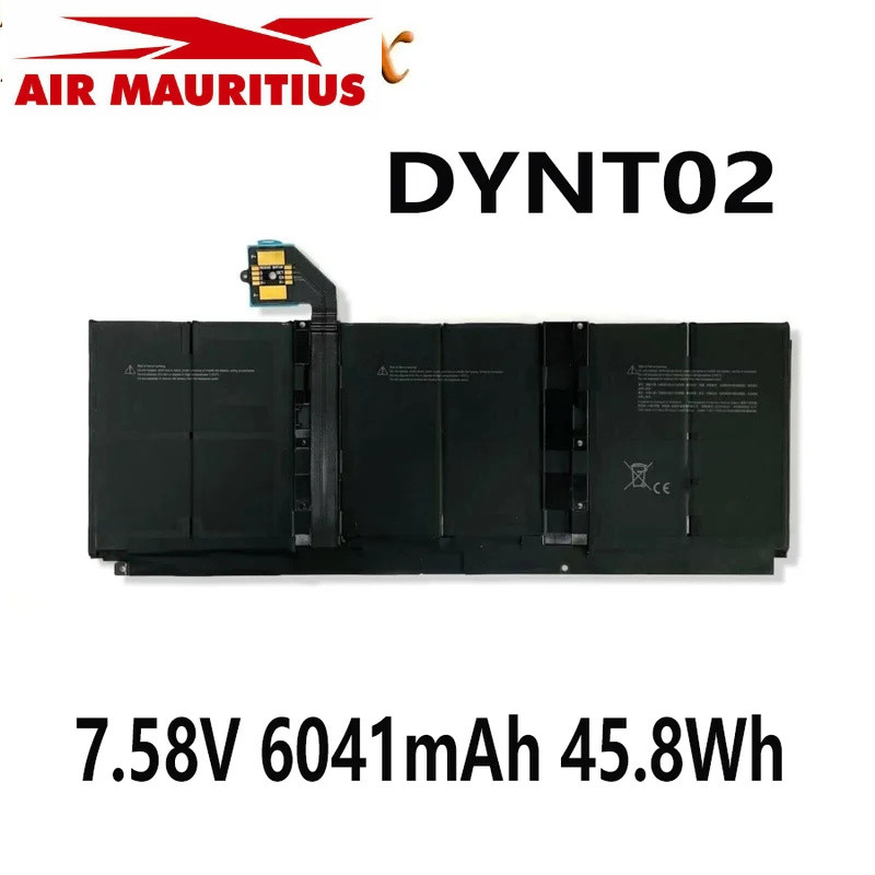 DYNT02 G3HTA052H แบตเตอรี่ 7.58V 6041mAh 45.8Wh สำหรับ Microsoft Surface Laptop 3 13.5 15 นิ้ว 1868 
