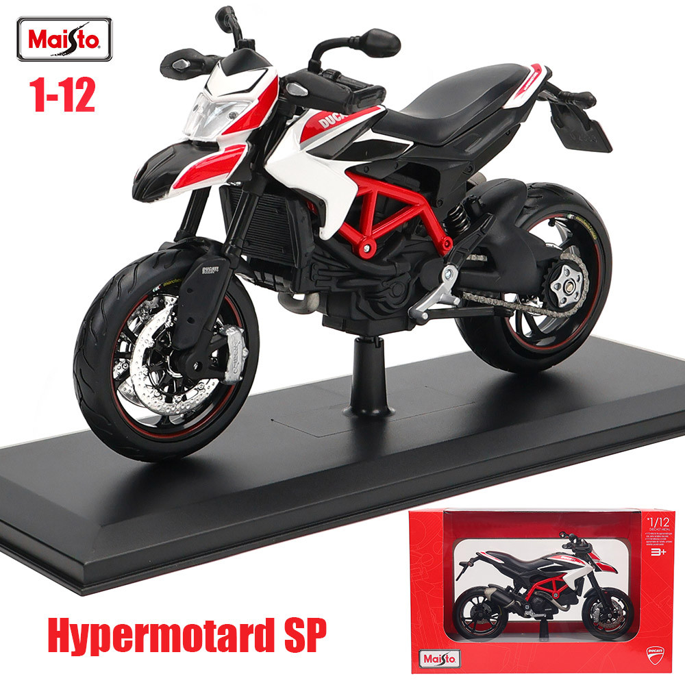 Maisto 1:12 Ducati Hypermotard SP โลหะผสมรถจักรยานยนต์รุ่น static รถของเล่นคอลเลกชันของขวัญ
