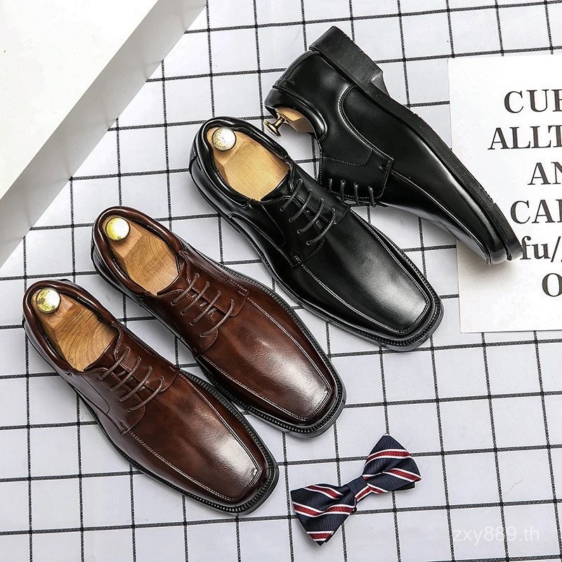 Size 38-48 Classic Men Shoes Men Casual Fashion Leather Shoes Men's Business Versatile Brand Formal 