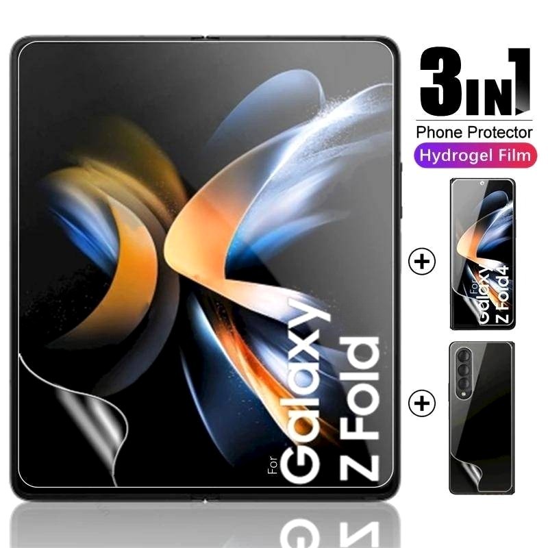 1-2PCS Soft Hydrogel ฟิล์มโทรศัพท์แบบพับได้สําหรับ Samsung ZFold7 ZFold6 ป้องกันการระเบิดป้องกันหน้า
