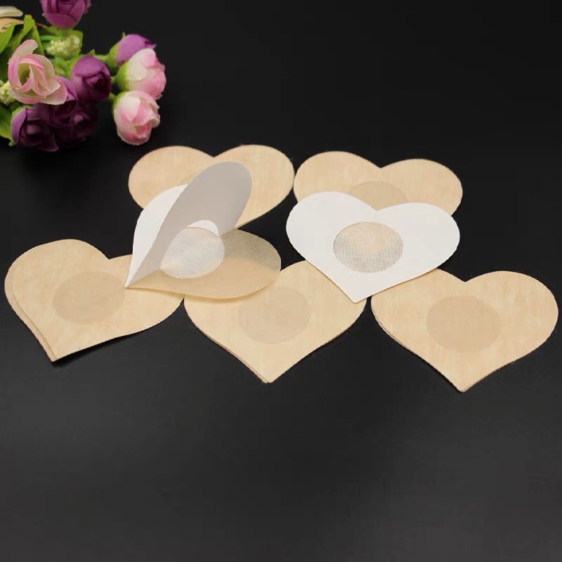 แผ่นแปะจุกนมที่ปิดจุกนมขายเป็นคู่ แผ่นแปะกระดาษสามารถใช้แล้วทิ้ง 