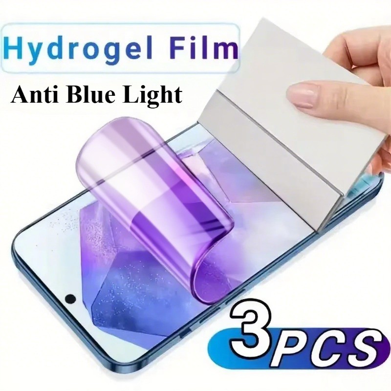 3 ชิ้น Hydrogel Soft ฟิล์มสําหรับ Wiko T60 T50 T40 T20 T10 T3 Anti Blue Light โทรศัพท์ป้องกันหน้าจอส